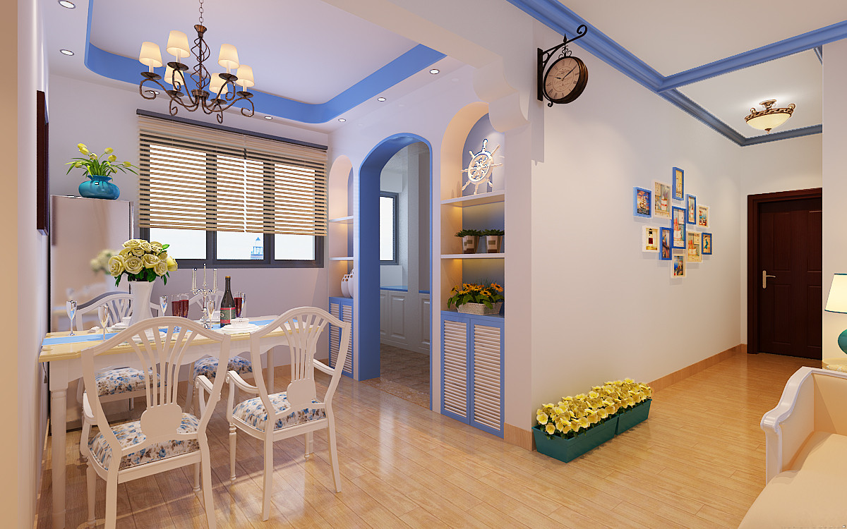 地中海家裝住宅裝修效果圖風格