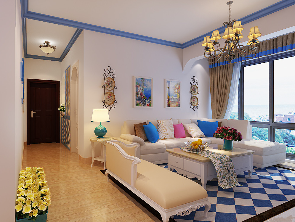 地中海家裝住宅裝修效果圖風格