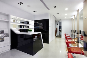 佐羅美發(fā)店裝修設計效果圖