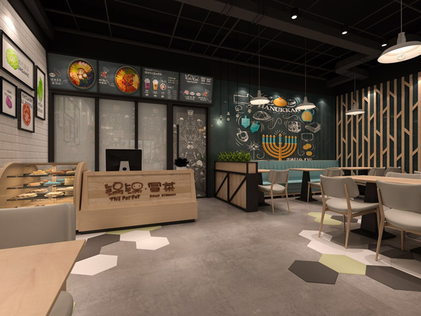 冒菜店店內(nèi)裝修設計圖片